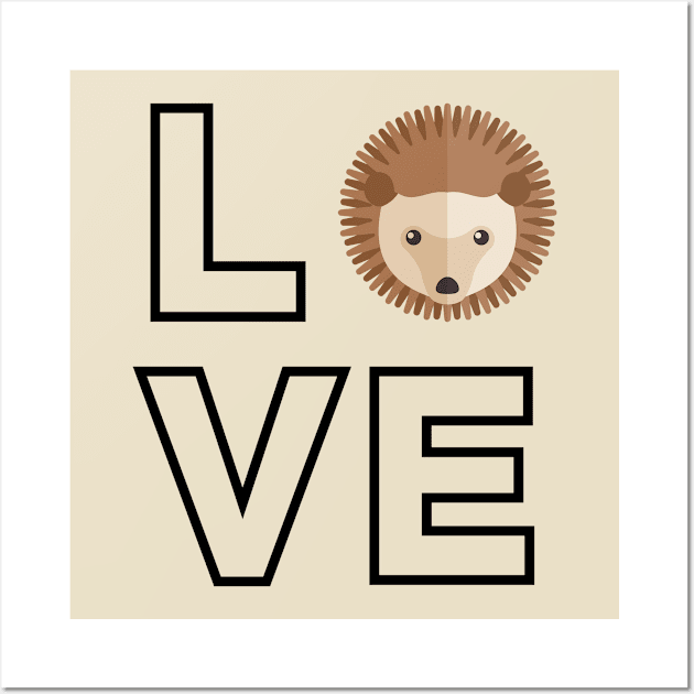 hedgehog lover Wall Art by sewwani